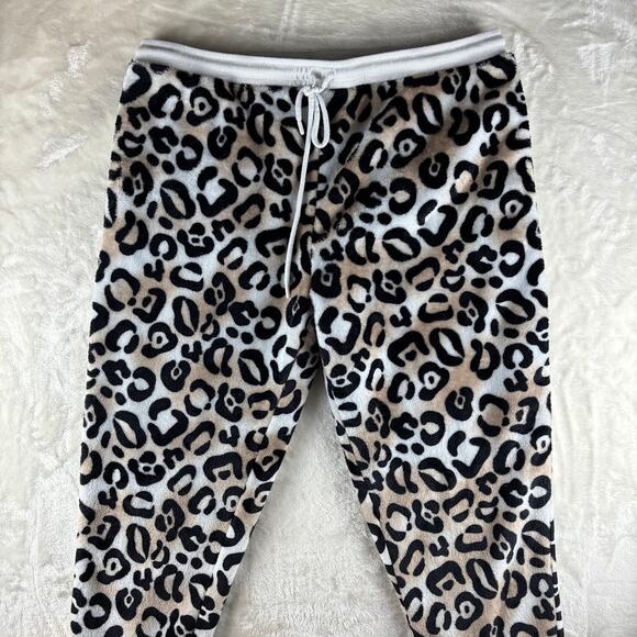 Secret Treasures Lounge / Pajama Set Women's 2X Fleece Jaguar Leopard Print - Picture 9 of 13